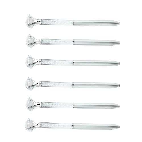 HANGELI 6 x Kugelschreiber für Damen und Mädchen, Kristall-Kugelschreiber für Büro, Dekoration HANGELI 6 x Kugelschreiber für Damen und Mädchen, Kristall-Kugelschreiber für Büro, Dekoration von HANGELI
