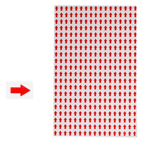 HANGELI 60 Blatt/Packung Pfeil-Aufkleber, kleine Pfeile, Aufkleber, Etiketten, selbstklebend, Farbkodierung, Schild, Pfeil-Etiketten HANGELI 60 Blatt/Packung Pfeil-Aufkleber, kleine Pfeile, Aufkleber, Etiketten, selbstklebend, Farbkodierung, Schild, Pfeil-Etiketten von HANGELI