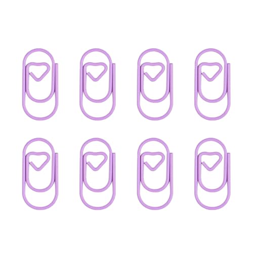HANGELI Bunte Herz-Büroklammern, 20 mm, kleine Metall-Büroklammern, Aktenhalter, Clip, Metall-Lesezeichen zum Binden von Dateien, Dokumenten, 80 Stück HANGELI Bunte Herz-Büroklammern, 20 mm, kleine Metall-Büroklammern, Aktenhalter, Clip, Metall-Lesezeichen zum Binden von Dateien, Dokumenten, 80 Stück von HANGELI