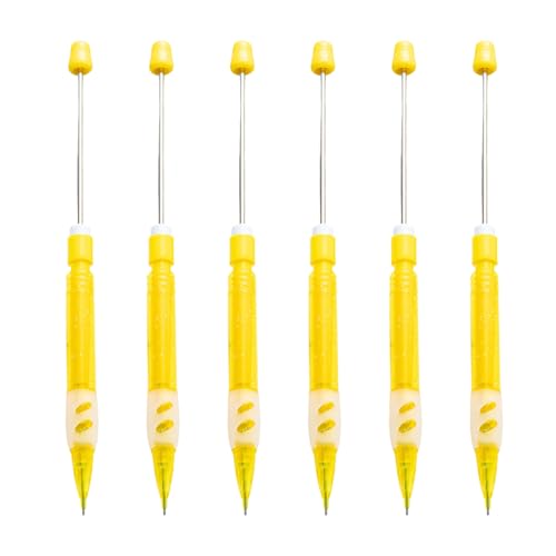 HANGELI Druckbleistift-Set, 0,5 mm, Zeichnung, automatischer Bleistift, Perlen-Bleistift für Schüler, Schreiben, Zeichnen, 6 Stück HANGELI Druckbleistift-Set, 0,5 mm, Zeichnung, automatischer Bleistift, Perlen-Bleistift für Schüler, Schreiben, Zeichnen, 6 Stück von HANGELI