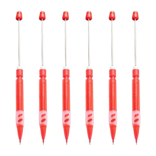 HANGELI Druckbleistift-Set, 0,5 mm, Zeichnung, automatischer Bleistift, Perlen-Bleistift für Schüler, Schreiben, Zeichnen, 6 Stück HANGELI Druckbleistift-Set, 0,5 mm, Zeichnung, automatischer Bleistift, Perlen-Bleistift für Schüler, Schreiben, Zeichnen, 6 Stück von HANGELI