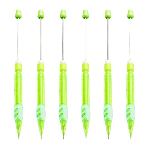 HANGELI Druckbleistift-Set, 0,5 mm, Zeichnung, automatischer Bleistift, Perlen-Bleistift für Schüler, Schreiben, Zeichnen, 6 Stück HANGELI Druckbleistift-Set, 0,5 mm, Zeichnung, automatischer Bleistift, Perlen-Bleistift für Schüler, Schreiben, Zeichnen, 6 Stück von HANGELI