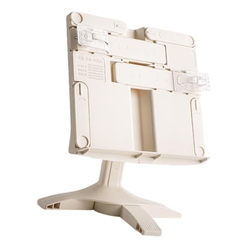 HANGELI Faltbarer Buchständer zum Lesen, Winkel höhenverstellbarer Buchhalter mit Büroklammer für Lehrbuch, Kochbücher, Tablet HANGELI Faltbarer Buchständer zum Lesen, Winkel höhenverstellbarer Buchhalter mit Büroklammer für Lehrbuch, Kochbücher, Tablet von HANGELI