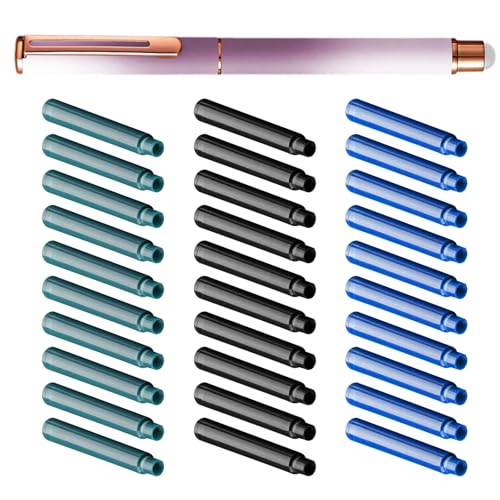 HANGELI Füllfederhalter mit 30 Ersatzminen, 0,38 mm Spitze, radierbar, zum Nachfüllen von Tinten, Absorber für Studenten, Künstler, Handschrift, Zeichnen HANGELI Füllfederhalter mit 30 Ersatzminen, 0,38 mm Spitze, radierbar, zum Nachfüllen von Tinten, Absorber für Studenten, Künstler, Handschrift, Zeichnen von HANGELI