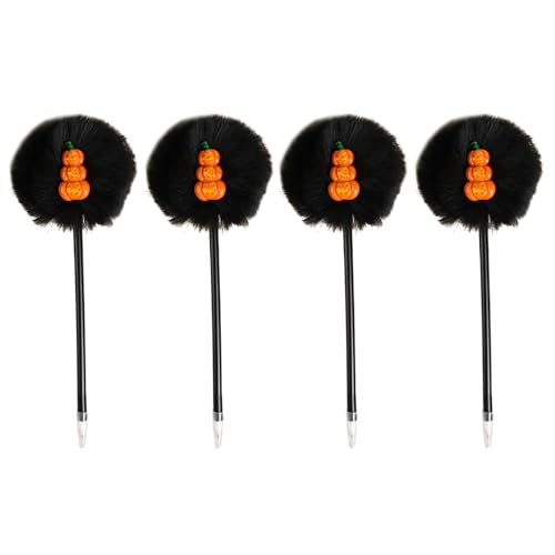 HANGELI Halloween-Gelschreiber, Cartoon-Gelschreiber, 0,7 mm, schnelltrocknend, reibungsloses Schreiben für Studenten, Erwachsene, Halloween-Partyzubehör, 4 Stück von HANGELI