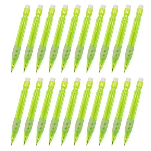 HANGELI Kleine Druckbleistifte, 0,7 mm, kurz, automatisch, mit kleinem Radiergummi, zum Schreiben, Zeichnen, Skizzieren, 20 Stück HANGELI Kleine Druckbleistifte, 0,7 mm, kurz, automatisch, mit kleinem Radiergummi, zum Schreiben, Zeichnen, Skizzieren, 20 Stück von HANGELI