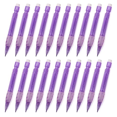 HANGELI Kleine Druckbleistifte, 0,7 mm, kurz, automatisch, mit kleinem Radiergummi, zum Schreiben, Zeichnen, Skizzieren, 20 Stück HANGELI Kleine Druckbleistifte, 0,7 mm, kurz, automatisch, mit kleinem Radiergummi, zum Schreiben, Zeichnen, Skizzieren, 20 Stück von HANGELI
