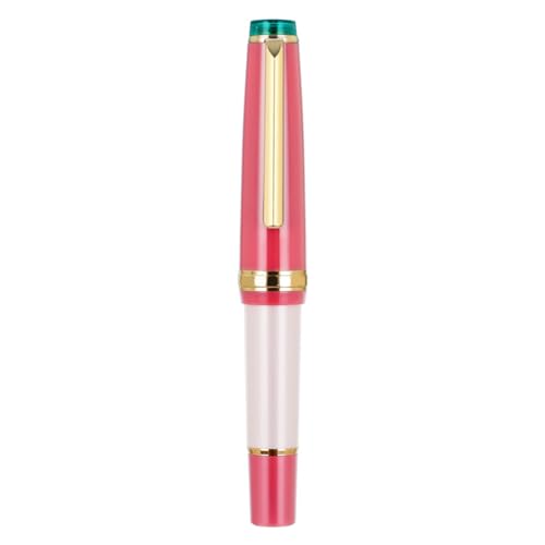 HANGELI Kleiner kurzer Füllfederhalter für Studenten, Damen, Herren, Kunst, Handschrift, Taschenfüllfederhalter, passend für 2,6-mm-Patronen (nicht im Lieferumfang enthalten) von HANGELI