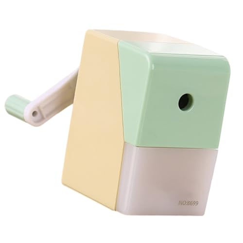 HANGELI Manueller Bleistiftspitzer mit Behälter, automatische Zufuhr in 2-Gang-Dicke, verstellbar, für Kinder, Künstler, Studenten, Büro HANGELI Manueller Bleistiftspitzer mit Behälter, automatische Zufuhr in 2-Gang-Dicke, verstellbar, für Kinder, Künstler, Studenten, Büro von HANGELI