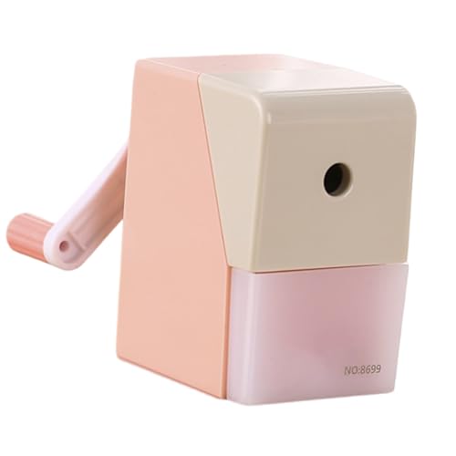 HANGELI Manueller Bleistiftspitzer mit Behälter, automatische Zufuhr in 2-Gang-Dicke, verstellbar, für Kinder, Künstler, Studenten, Büro HANGELI Manueller Bleistiftspitzer mit Behälter, automatische Zufuhr in 2-Gang-Dicke, verstellbar, für Kinder, Künstler, Studenten, Büro von HANGELI
