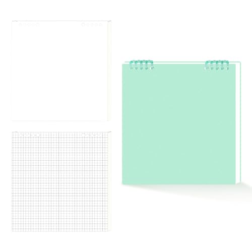 HANGELI Nachfüllbarer Ordner, Notizbuch, Planer, Binder, Tagebuch, Notizbuch für Notizen, Pläne, Mind Map, tägliches Journaling, 120 Seiten, gerastert HANGELI Nachfüllbarer Ordner, Notizbuch, Planer, Binder, Tagebuch, Notizbuch für Notizen, Pläne, Mind Map, tägliches Journaling, 120 Seiten, gerastert von HANGELI