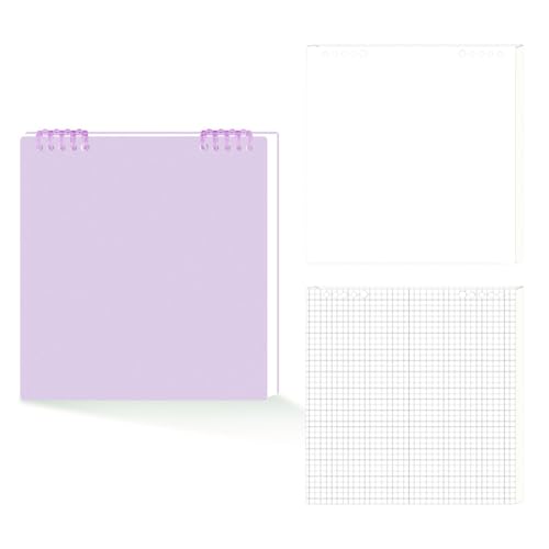 HANGELI Nachfüllbarer Ordner, Notizbuch, Planer, Binder, Tagebuch, Notizbuch für Notizen, Pläne, Mind Map, tägliches Journaling, 120 Seiten, gerastert HANGELI Nachfüllbarer Ordner, Notizbuch, Planer, Binder, Tagebuch, Notizbuch für Notizen, Pläne, Mind Map, tägliches Journaling, 120 Seiten, gerastert von HANGELI