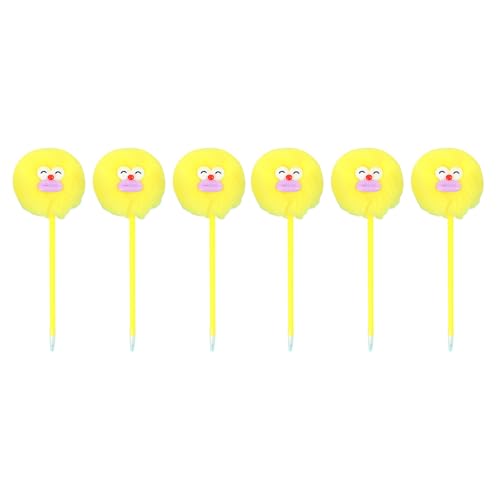 HANGELI Pelz-Kugelschreiber, 1,0 mm, Büro, Schule, Schreibwerkzeug, glatt zu schreiben, für Frauen, Mädchen, Studenten, Schreiben, Journaling, 6 Stück HANGELI Pelz-Kugelschreiber, 1,0 mm, Büro, Schule, Schreibwerkzeug, glatt zu schreiben, für Frauen, Mädchen, Studenten, Schreiben, Journaling, 6 Stück von HANGELI