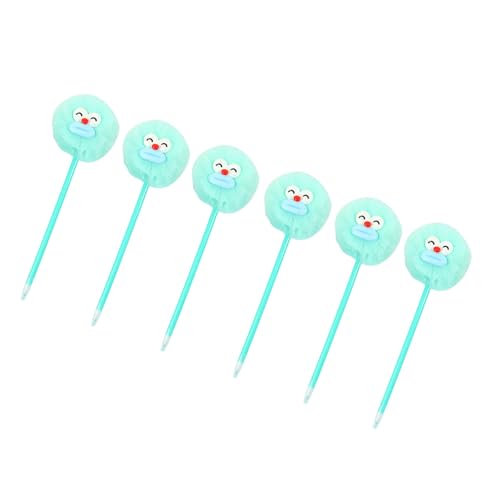 HANGELI Pelz-Kugelschreiber, 1,0 mm, Büro, Schule, Schreibwerkzeug, glatt zu schreiben, für Frauen, Mädchen, Studenten, Schreiben, Journaling, 6 Stück HANGELI Pelz-Kugelschreiber, 1,0 mm, Büro, Schule, Schreibwerkzeug, glatt zu schreiben, für Frauen, Mädchen, Studenten, Schreiben, Journaling, 6 Stück von HANGELI
