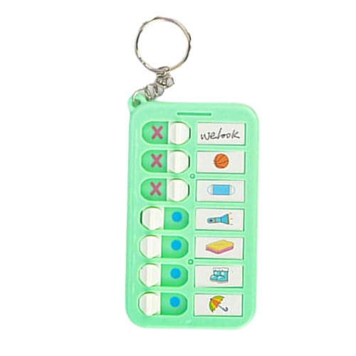 HANGELI Schlüsselanhänger für Tagesplaner, tragbar, Aufgabendiagramm, Auto-Schlüsselanhänger, Tagesplaner, Aufgabenbrett, Schlüsselanhänger für Kinder HANGELI Schlüsselanhänger für Tagesplaner, tragbar, Aufgabendiagramm, Auto-Schlüsselanhänger, Tagesplaner, Aufgabenbrett, Schlüsselanhänger für Kinder von HANGELI