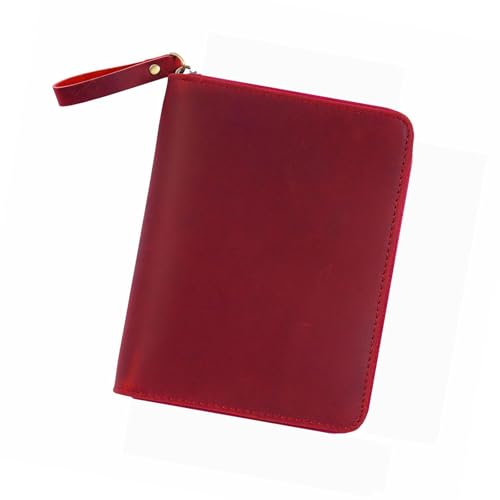 HANGELI Vintage-Ledereinband mit Reißverschluss für 8,9 x 14,9 cm große Taschenfeld-Notizblöcke, Leder-Tagebuch-Schutzhülle HANGELI Vintage-Ledereinband mit Reißverschluss für 8,9 x 14,9 cm große Taschenfeld-Notizblöcke, Leder-Tagebuch-Schutzhülle von HANGELI