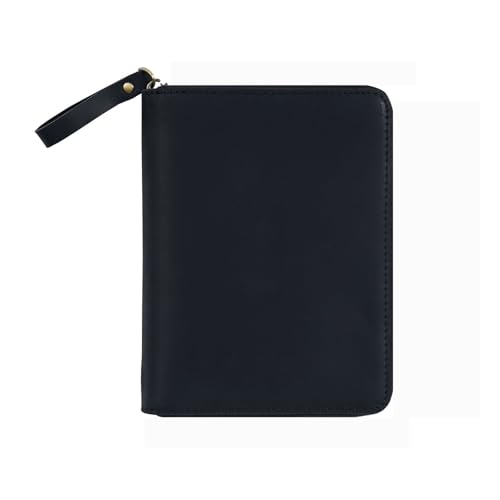 HANGELI Vintage-Ledereinband mit Reißverschluss für 8,9 x 14,9 cm große Taschenfeld-Notizblöcke, Leder-Tagebuch-Schutzhülle HANGELI Vintage-Ledereinband mit Reißverschluss für 8,9 x 14,9 cm große Taschenfeld-Notizblöcke, Leder-Tagebuch-Schutzhülle von HANGELI
