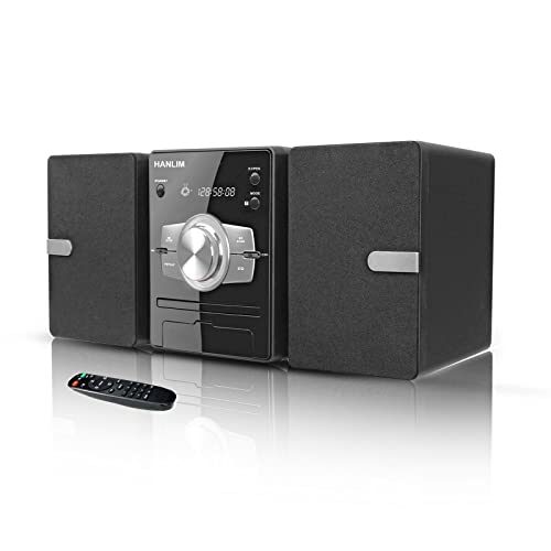 Kompakt CD-Stereoanlage Mini-Komponente 30W RMS CD-Player UKW/Bluetooth-kompatibel/USB/AUX/Fernbedienung/Kopfhörerbuchse Kompatibel mit hochauflösender Klangquelle Kompakt CD-Stereoanlage Mini-Komponente 30W RMS CD-Player UKW/Bluetooth-kompatibel/USB/AUX/Fernbedienung/Kopfhörerbuchse Kompatibel mit hochauflösender Klangquelle von HANLIM