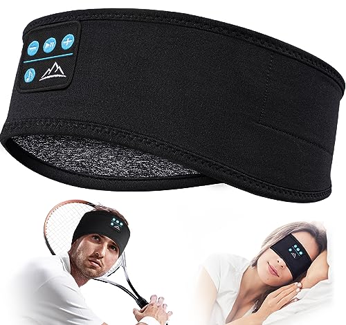 Schlafkopfhörer Bluetooth Geschenke für Frauen/Männer - Schlaf Kopfhörer Vatertagsgeschenk Personalisiert Sleepphones mit Ultradünnen HD Stereo Lautsprecher, Super Weich SchlafKopfhörer für Schlaf von HANPURE