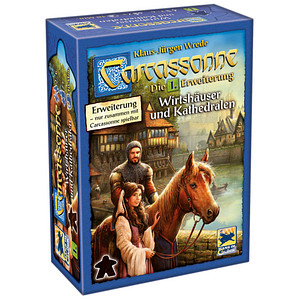 HANS IM GLÜCK Carcassonne - Wirtshäuser und Kathedralen (Erweiterung) Brettspiel von HANS IM GLÜCK