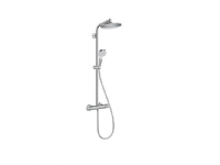 HANSGROHE Crometta S240 brusesystem med Isiflex'B bruserslange 1,60 m,  Crometta Vario håndbruser og Crometta S 240 1jet hovedbruser von HANSGROHE