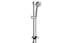 HANSGrohe Croma 100 Brausegarnitur mit 650 mm Brausestange, Handbrause mit 1 Brausefunktion und 1,6 Meter Brauseschlauch von HANSGROHE