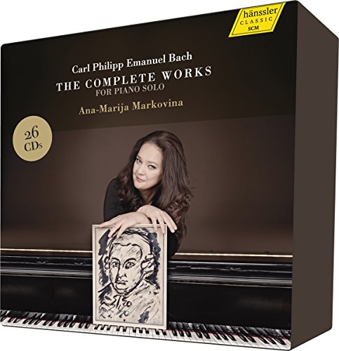 Carl Philipp Emanuel Bach, CPE Bach: Sämtliche Werke für Klavier Solo, Complete Works for Solo Piano // Ana-Marija Markovina von HANSSLER CLASSIC