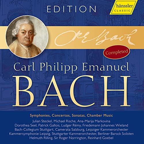Cp.E.Bach Completed-Symphonies,Concertos,Sona von HANSSLER CLASSIC