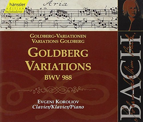 Edition Bachakademie Vol. 112 (Goldberg-Variationen) von HANSSLER CLASSIC