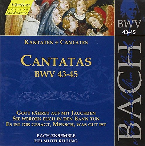 Edition Bachakademie Vol. 15 (Geistliche Kantaten BWV 43-45) von HANSSLER CLASSIC