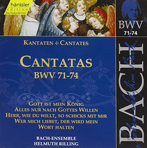 Edition Bachakademie Vol. 23 (Geistliche Kantaten BWV 71-74) von HANSSLER CLASSIC