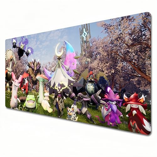 HANSUFEN Palworld Mauspad, XL-Grün, großes Gaming-Mauspad, 800 x 300 cm, genähter Rand und Schreibtischunterlage für Heimbüro, Größe XL HANSUFEN Palworld Mauspad, XL-Grün, großes Gaming-Mauspad, 800 x 300 cm, genähter Rand und Schreibtischunterlage für Heimbüro, Größe XL von HANSUFEN