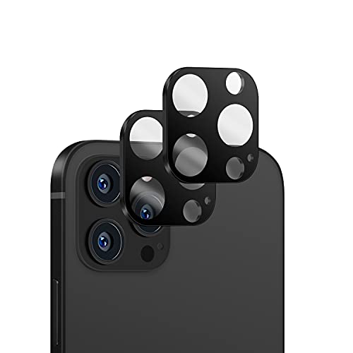HAOBOBRO [2 Stück kompatibel mit iPhone 14 Pro Kameraschutz - kompatibel mit iPhone 14 Pro Max Kameraschutz - Kamera Schutzfolie aus Corning glas (Anti-Kratzer, Ultra-klar) und Aluminiumrahmen von HAOBOBRO