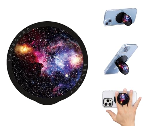 Haobobro Faltbarer Handy Ständer & Magnetischer Griff - Kompatibel mit MagSafe - Smartphone Halterung/Fingerhalter für iPhone 15 14 13 12 Serie - Fluss der Sterne Haobobro Faltbarer Handy Ständer & Magnetischer Griff - Kompatibel mit MagSafe - Smartphone Halterung/Fingerhalter für iPhone 15 14 13 12 Serie - Fluss der Sterne von HAOBOBRO
