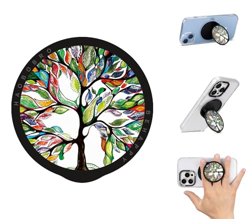 Haobobro Faltbarer Handy Ständer & Magnetischer Griff - Kompatibel mit MagSafe - Smartphone Halterung/Fingerhalter für iPhone 15 14 13 12 Serie - Glücksbaum Haobobro Faltbarer Handy Ständer & Magnetischer Griff - Kompatibel mit MagSafe - Smartphone Halterung/Fingerhalter für iPhone 15 14 13 12 Serie - Glücksbaum von HAOBOBRO