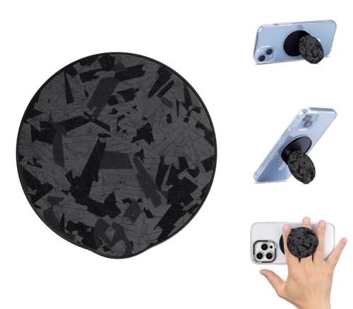 Haobobro Faltbarer Handy Ständer & Magnetischer Griff - Kompatibel mit MagSafe - Mikrofaser Leder Smartphone Halterung/Fingerhalter für iPhone 15 14 13 12 Serie - Schwarz Haobobro Faltbarer Handy Ständer & Magnetischer Griff - Kompatibel mit MagSafe - Mikrofaser Leder Smartphone Halterung/Fingerhalter für iPhone 15 14 13 12 Serie - Schwarz von HAOBOBRO