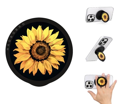 Haobobro Faltbarer Handy Ständer & Magnetischer Griff - Kompatibel mit MagSafe - Smartphone Halterung/Fingerhalter für iPhone 15 14 13 12 Serie - Sonnenblume Haobobro Faltbarer Handy Ständer & Magnetischer Griff - Kompatibel mit MagSafe - Smartphone Halterung/Fingerhalter für iPhone 15 14 13 12 Serie - Sonnenblume von HAOBOBRO