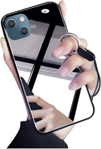 HAODEE Schutzhülle für iPhone 11 Spiegel Hülle Ultra Slim TPU Silikon Stoßfest Anti-Kratzer Spiegel Case Cover (Größe: für iPhone 13 mini) von HAODEE