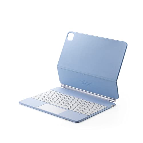 HAODEE Smart Magic Keyboard für iPad Pro 11 Hülle Tastaturabdeckung (Farbe: Himmelblau, Größe: Pro 12.9) von HAODEE