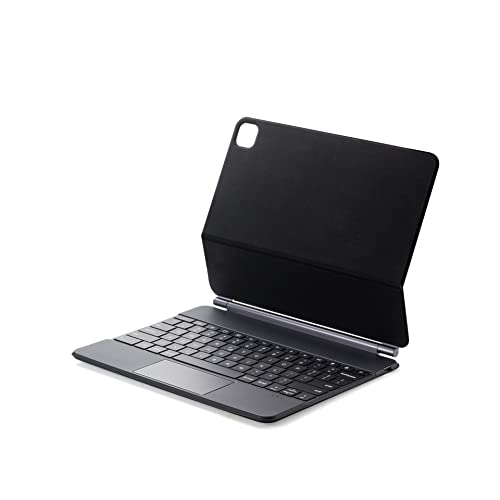 HAODEE Smart Magic Keyboard für iPad Pro 11 Hülle Tastaturabdeckung (Farbe: Schwarz, Größe: Air 5 10.9) von HAODEE