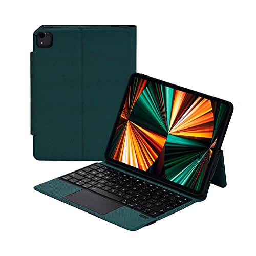HAODEE Wireless Magic Tastatur für Apple iPad Pro 11 Case Magnetic Case Tastaturabdeckung (Color : Green, Size : for Air 4 10.9) von HAODEE