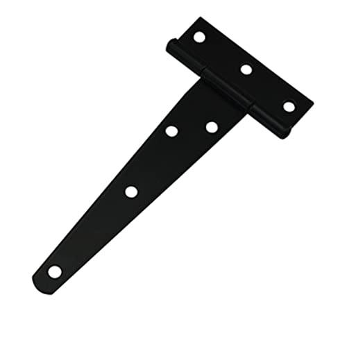 10 Teile/Satz T-förmiges, rostfreies Türscharnier for Lichtschuppen, Scharnierband, Scharniertürscharnier, schwarze Scharniere(5 inches) von HAODUOO