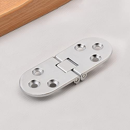 180 Grad flaches Klapptischscharnier, Schranktürscharniere, flache Möbelbeschläge, Hardware-Zubehör, Scharniere(White-Fruit peach5) von HAODUOO