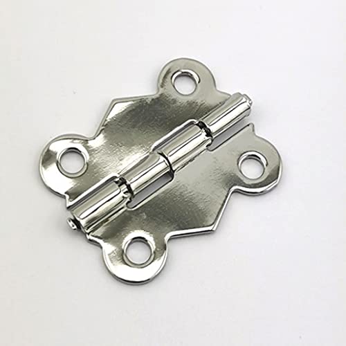 20 Stück/Set farbige kleine Türscharniere, Schrankschubladenscharniere, Möbelbeschläge, Scharniere(White-Fruit peach5) von HAODUOO