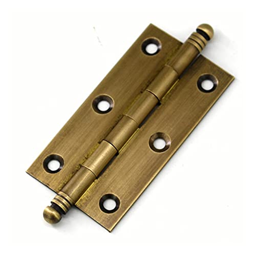 5 Stück antike Messing-dekorative Schrankscharniere, Küchenschrank-Türscharniere, Scharniere(2 Inch) von HAODUOO