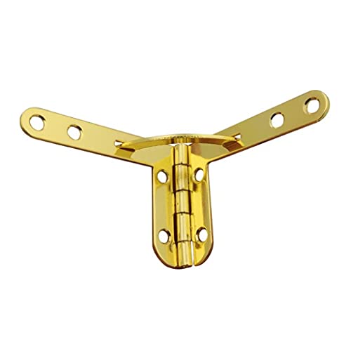6 Stück Flugzeugscharniere, Schatullenscharniere, Holzbox, integrierte kleine Scharniere, halbe Abdeckung, Unterstützung, Hardware-Zubehör, 31 x 43 mm Scharniere von HAODUOO