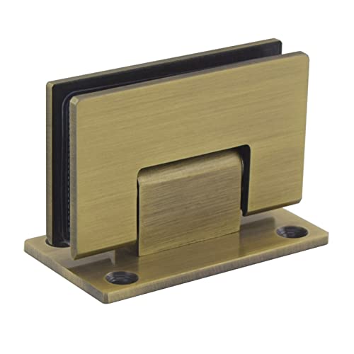 Badezimmer-Klemmclip, Glastürscharnier, Glastürscharnier aus Edelstahl 304, Scharnier for Duschglastüren, Glasklemmzug-Schiebetür(90 Degrees) von HAODUOO
