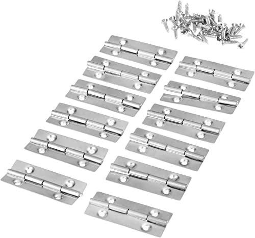 Scharniere, 12 Stück Schrank-Schubladen-Stoßscharniere, verwendet for kleine Scharniere for Möbel, Küchenfenster und Türen, Möbelbeschläge mit Schrauben, 15 x 35 mm Scharniere Scharniere, 12 Stück Schrank-Schubladen-Stoßscharniere, verwendet for kleine Scharniere for Möbel, Küchenfenster und Türen, Möbelbeschläge mit Schrauben, 15 x 35 mm Scharniere von HAODUOO