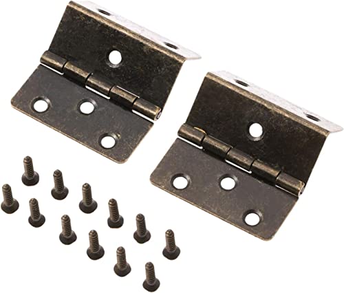 Scharniere, 2 Stück selbstschließende Küchenschrankscharniere Möbelbeschläge Antikbronze Klappmöbel Schranktürscharnier 44 * 45 * 22 mm Scharniere von HAODUOO