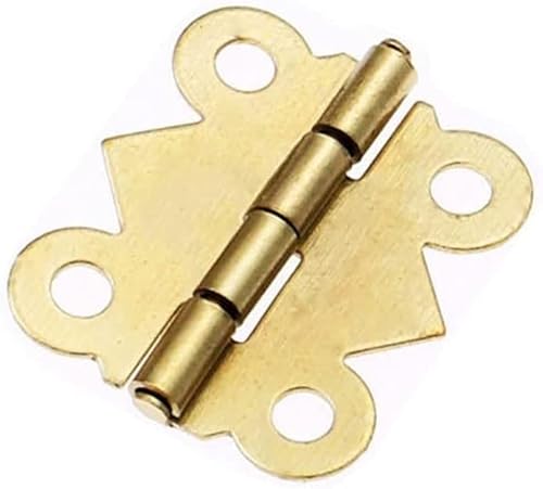 Scharniere, Mini-Schmetterlings-Eisentürscharniere, Schrankschubladen, Schmuckschatullenscharniere for Möbelbeschläge mit Schraubenscharnieren von HAODUOO